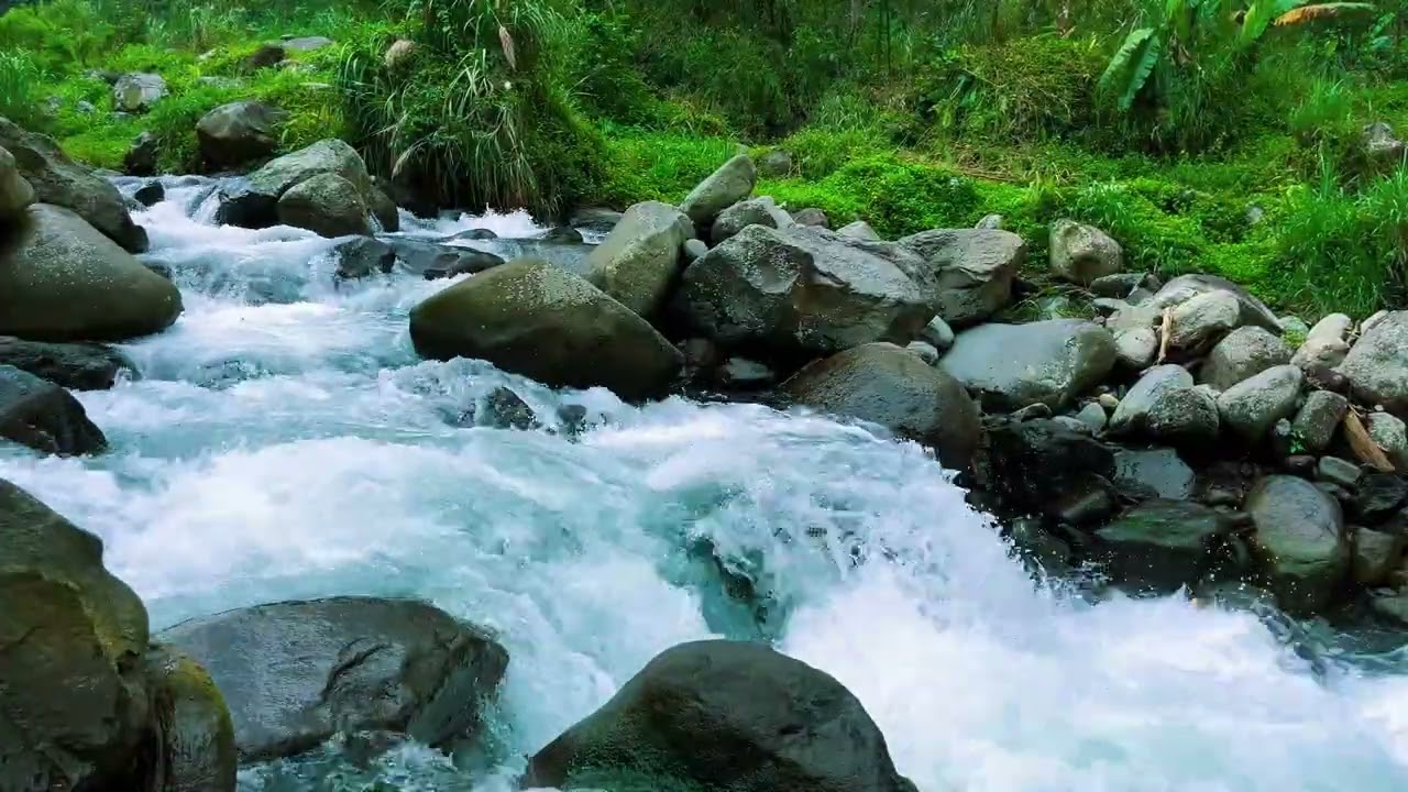Crystal Clear River Sounds | Fall Asleep Naturally Tonight