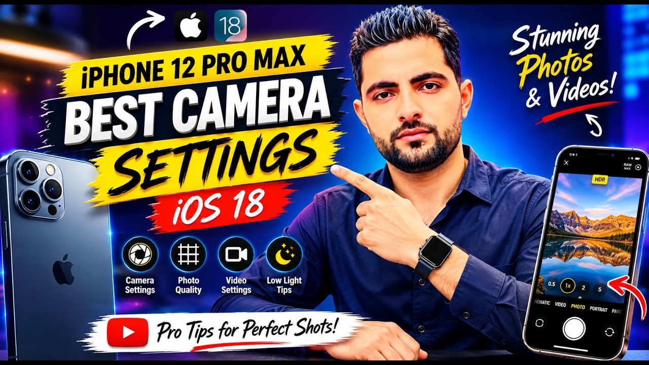 Best Camera Settings for iPhone 12 Pro Max on iOS 18 | Stunning Photos & Videos