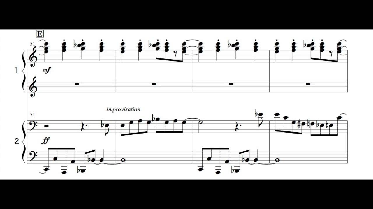 Super Mario Bros. Theme Piano Four Hands. arranged by Isao Horikoshi