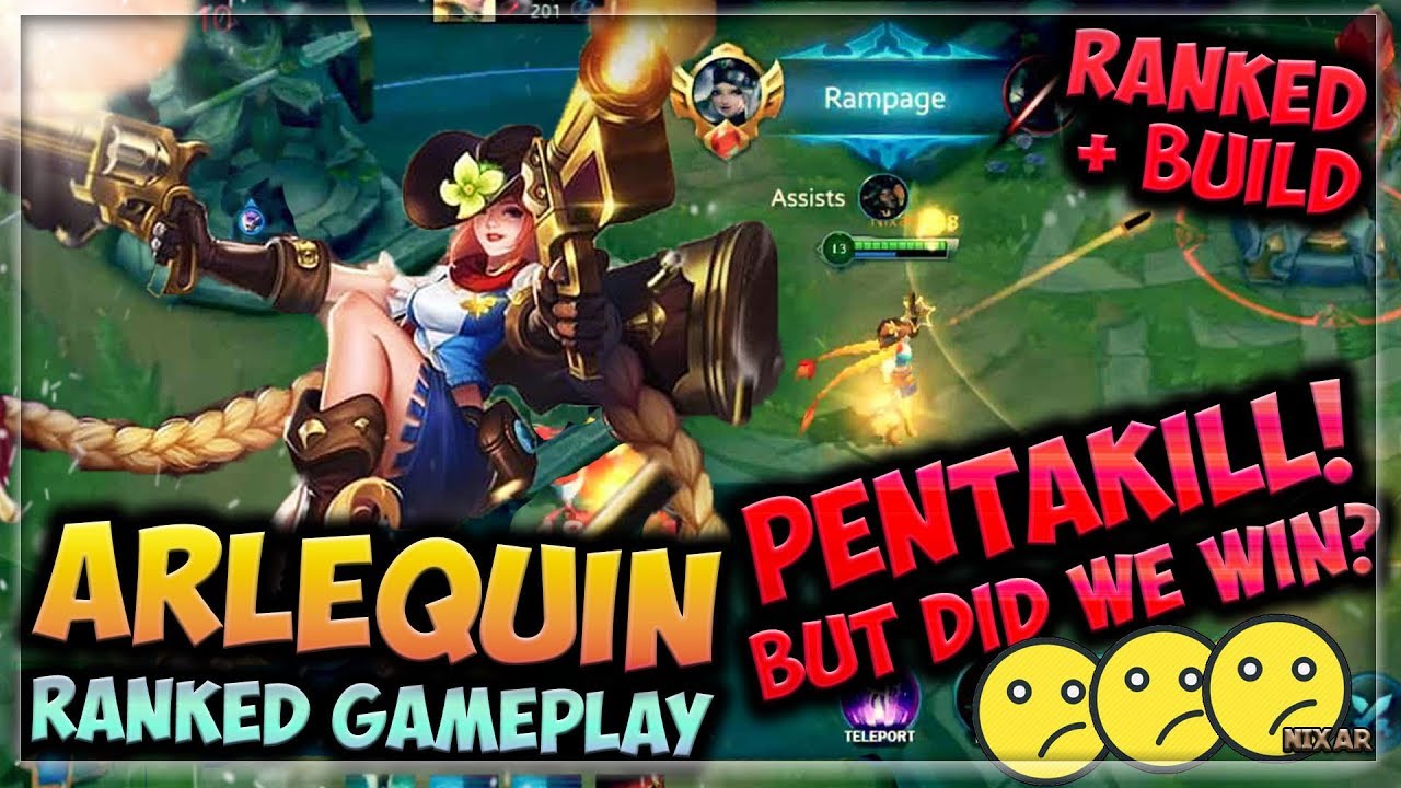 ⚔️ RAMPAGE!! BUT...😰 | HEROES EVOLVED - ARLEQUIN BUILD | AZURE CORSAIR SKIN | RANKED GAMEPLAY
