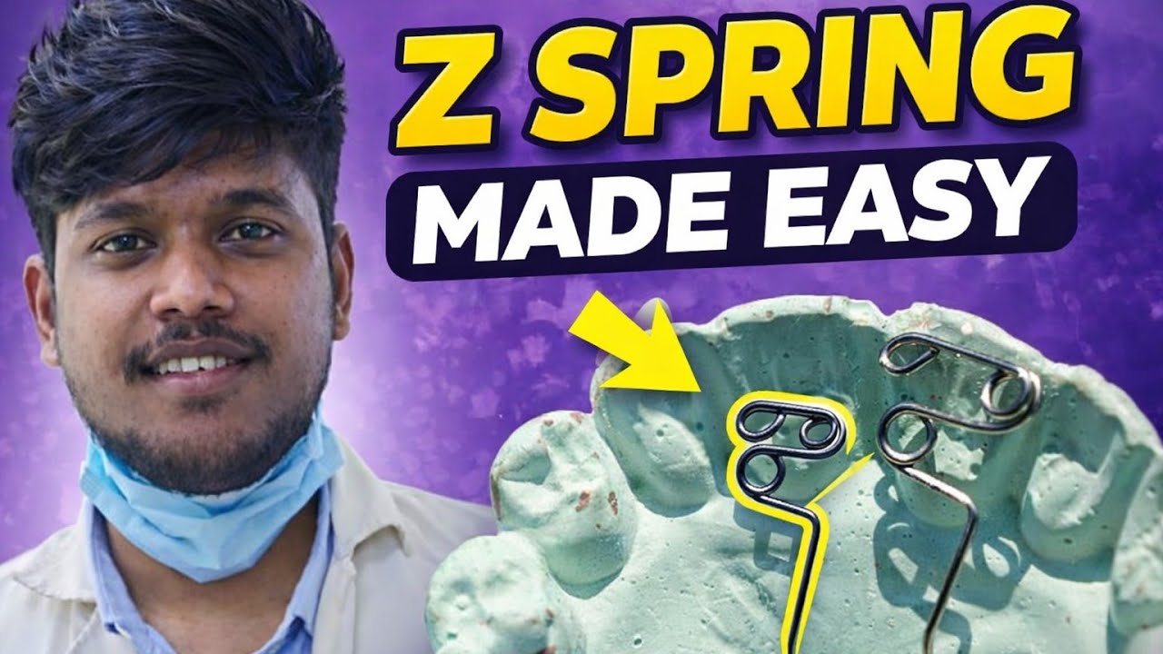 Z Spring in Orthodontics | z spring| wire bending