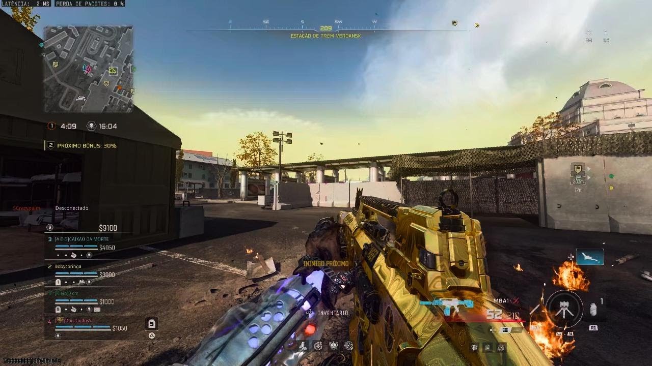 Call of Duty Warzone Verdansk - Time aleatório