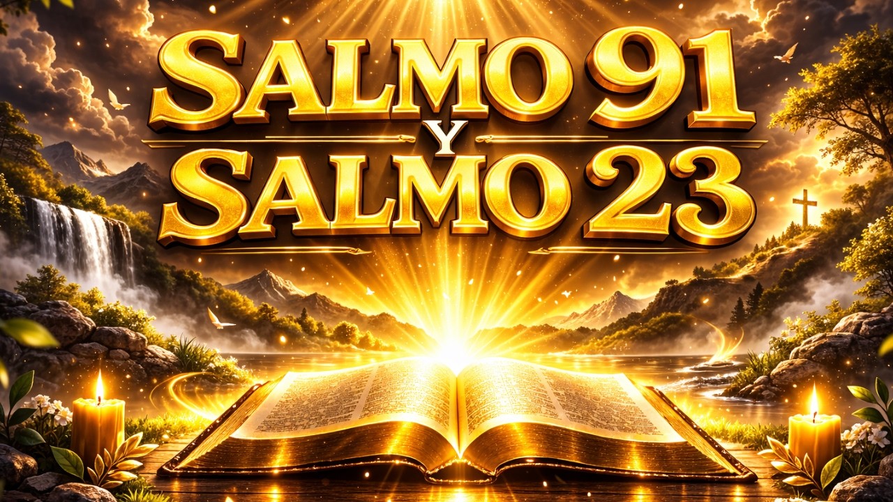 ORACIÓN PODEROSA 🌅 SALMO 91 y SALMO 23 — DIOS TE PROTEGERÁ EN ESTE DÍA
