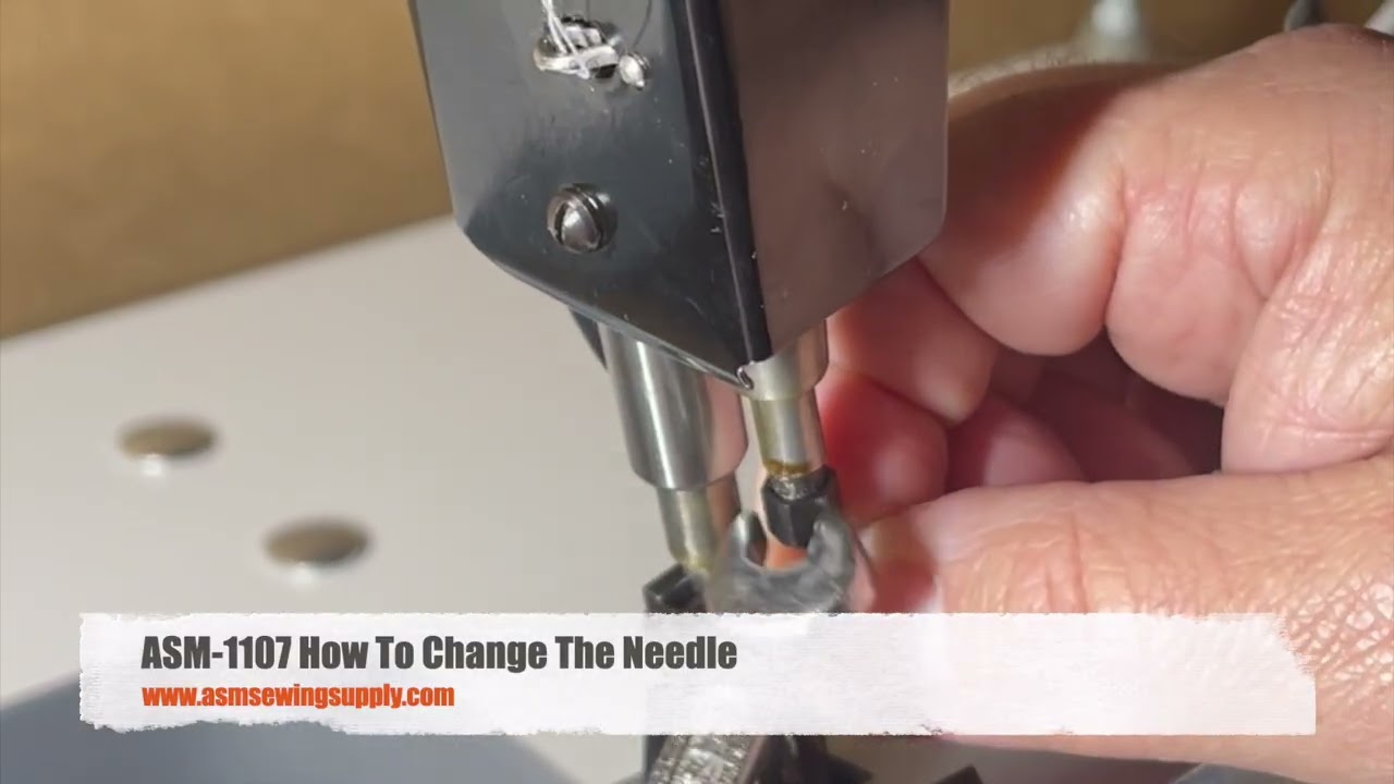 How To Change The Needle On An ASM-1107-1 SweatBand Machine