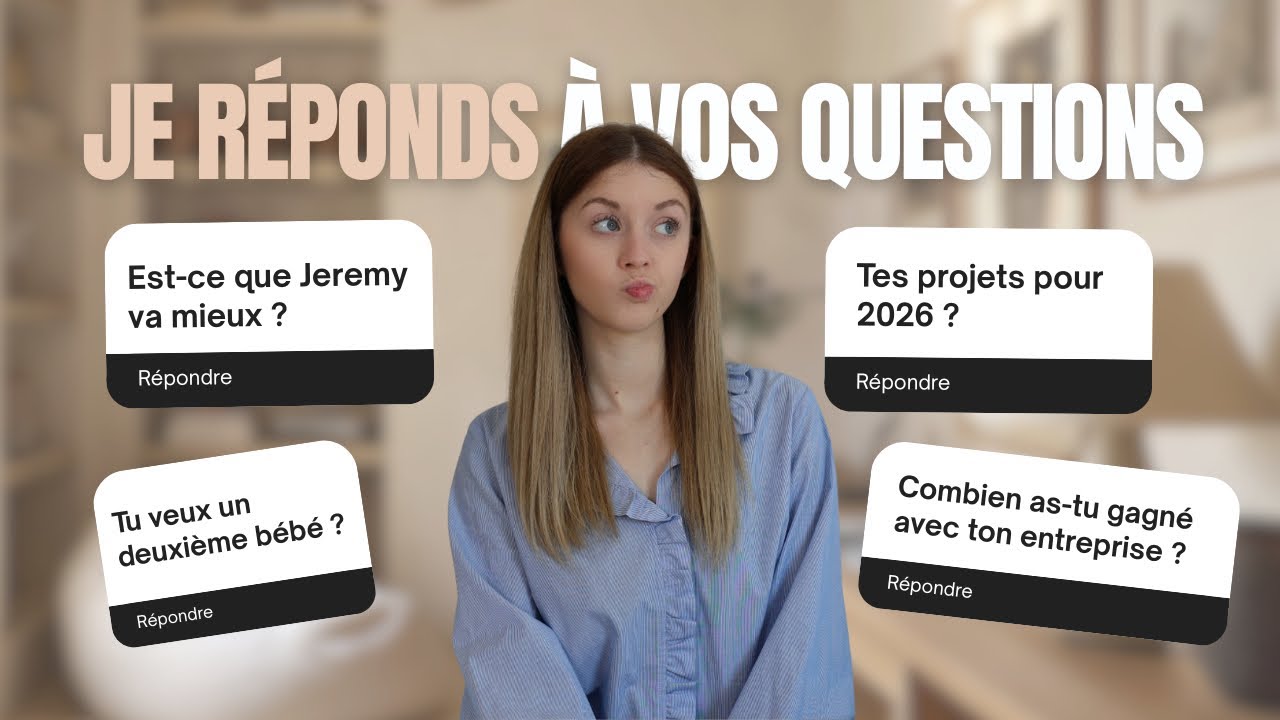 JE R&Eacute;PONDS &Agrave; VOS QUESTIONS (maladie, grossesse, salaire&hellip;)