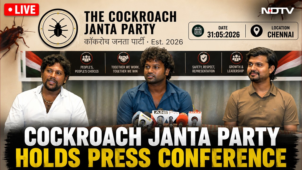 CJP LIVE | Cockroach Janata Party Holds Official Press Conference LIVE | Cockroach Janata Party