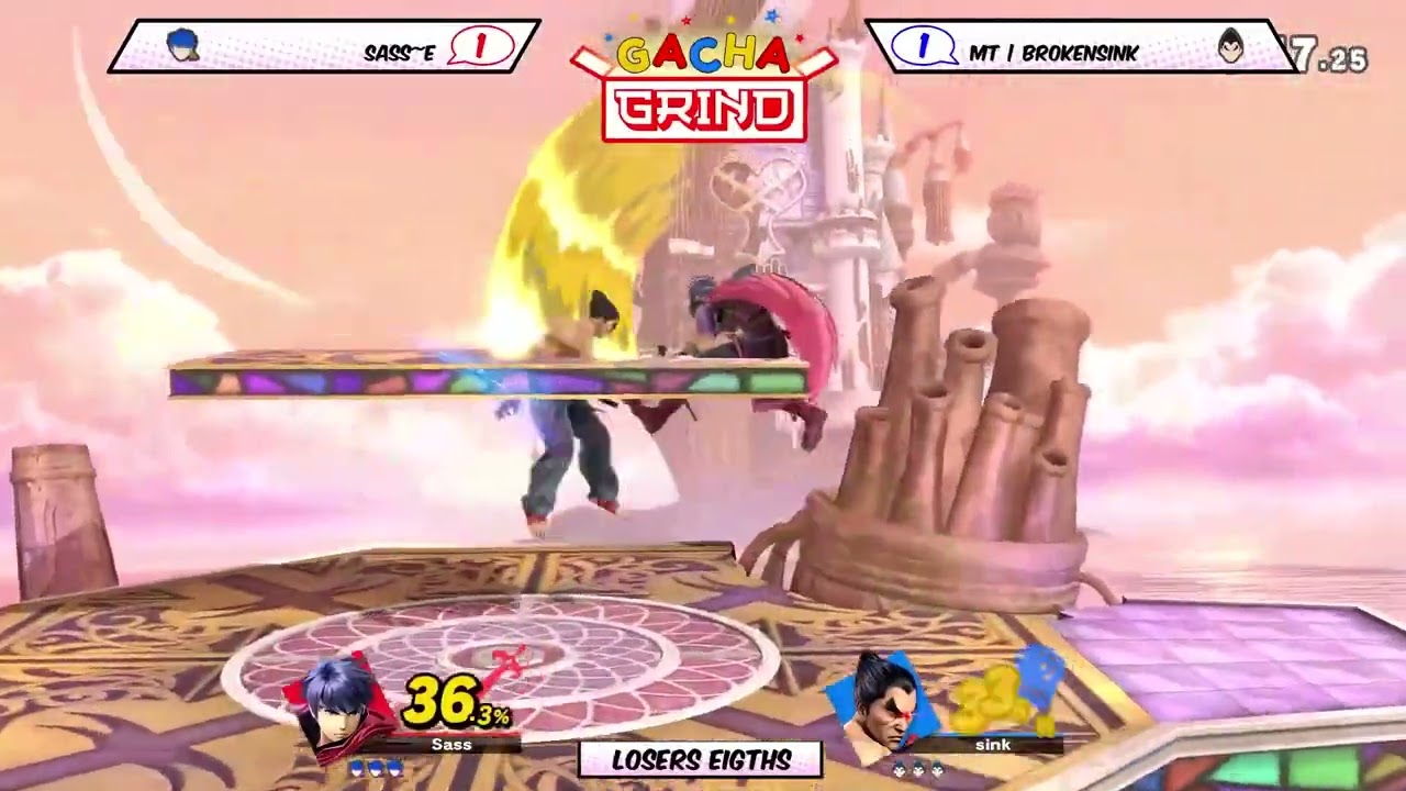 MT | BrokenSink vs Sass E - Losers Eighths | Gacha Grind 6
