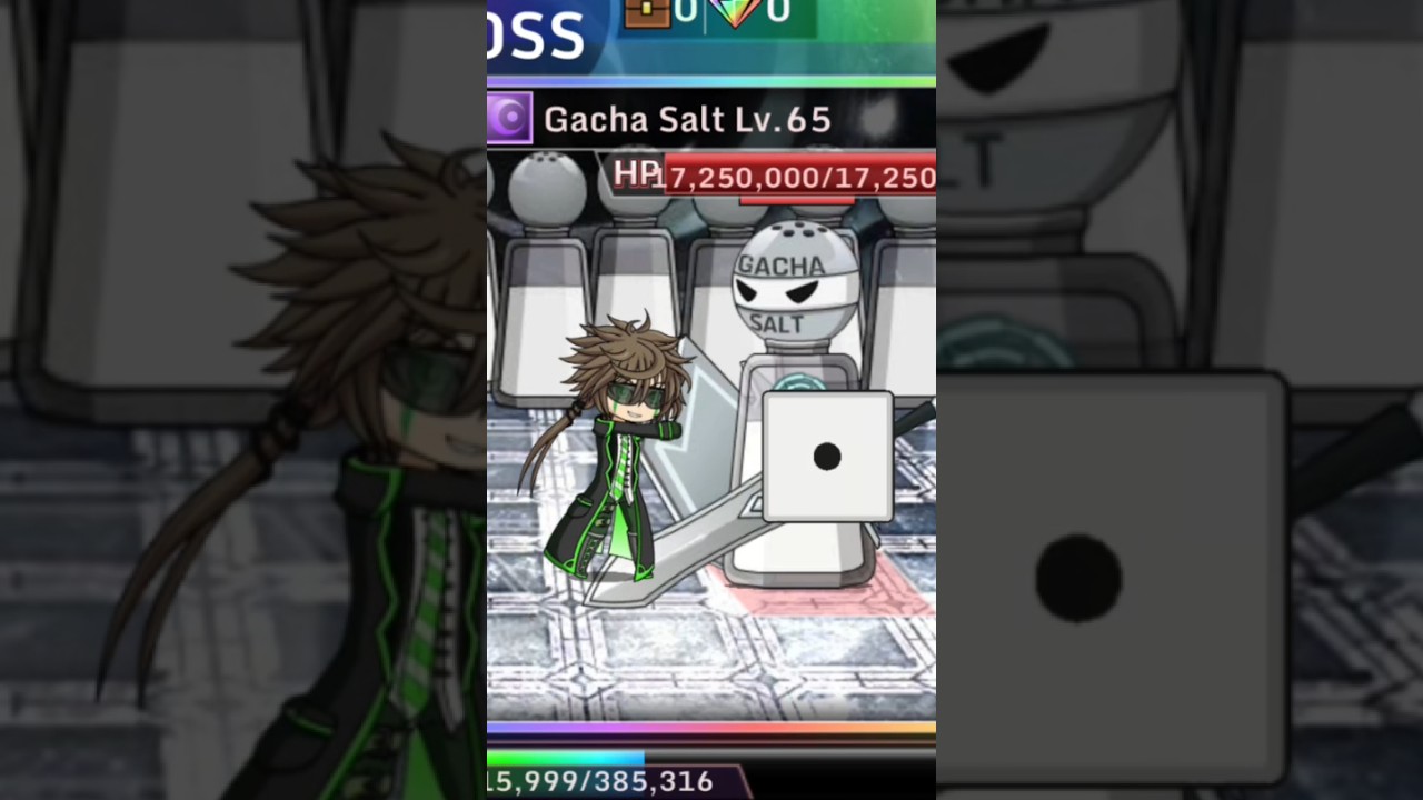 Dice shocks Gacha Salt #gachaworld #lunime