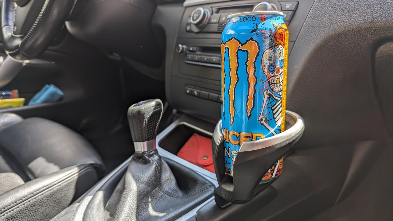установка подстаканника на BMW 1-ой серии / cupholder installation