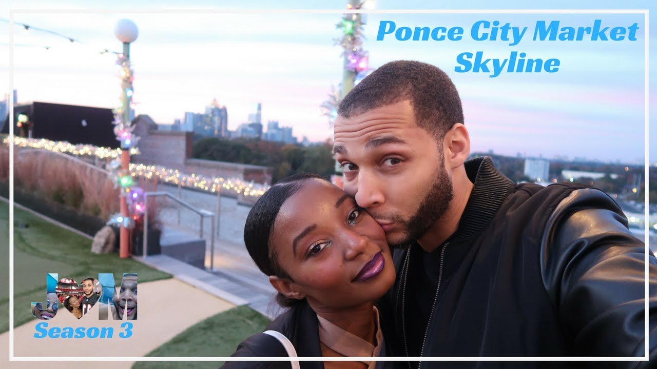 Date Night at Ponce City Market Atlanta | Rooftop Experience 🎉