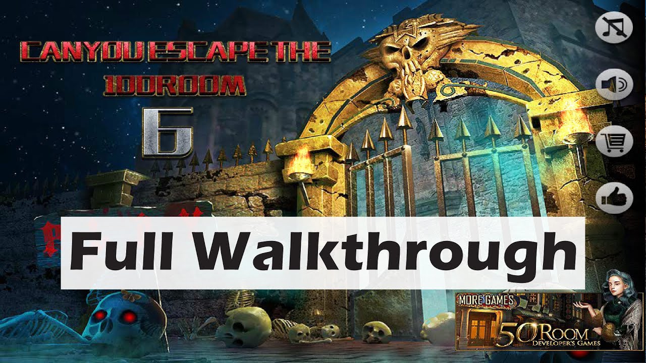 Full Walkthrough | Can You Escape the 100 Room 6 (100 Room VI)