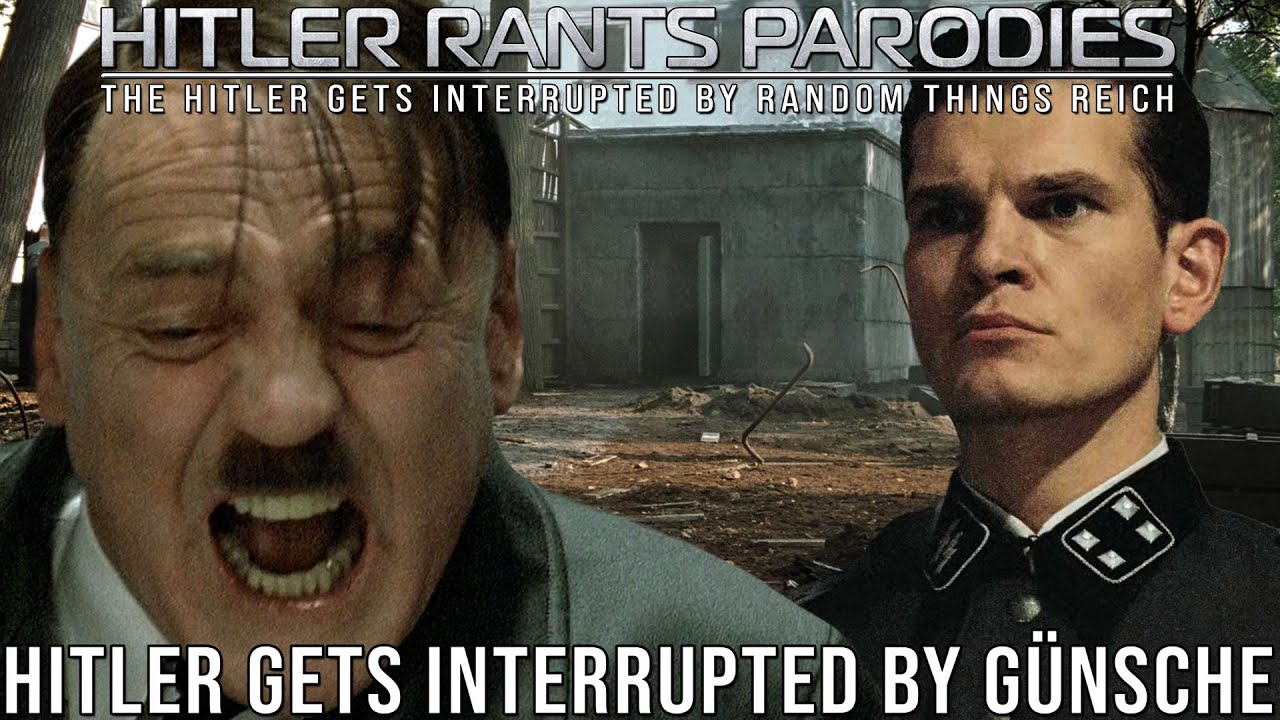 Hitler gets interrupted by Günsche