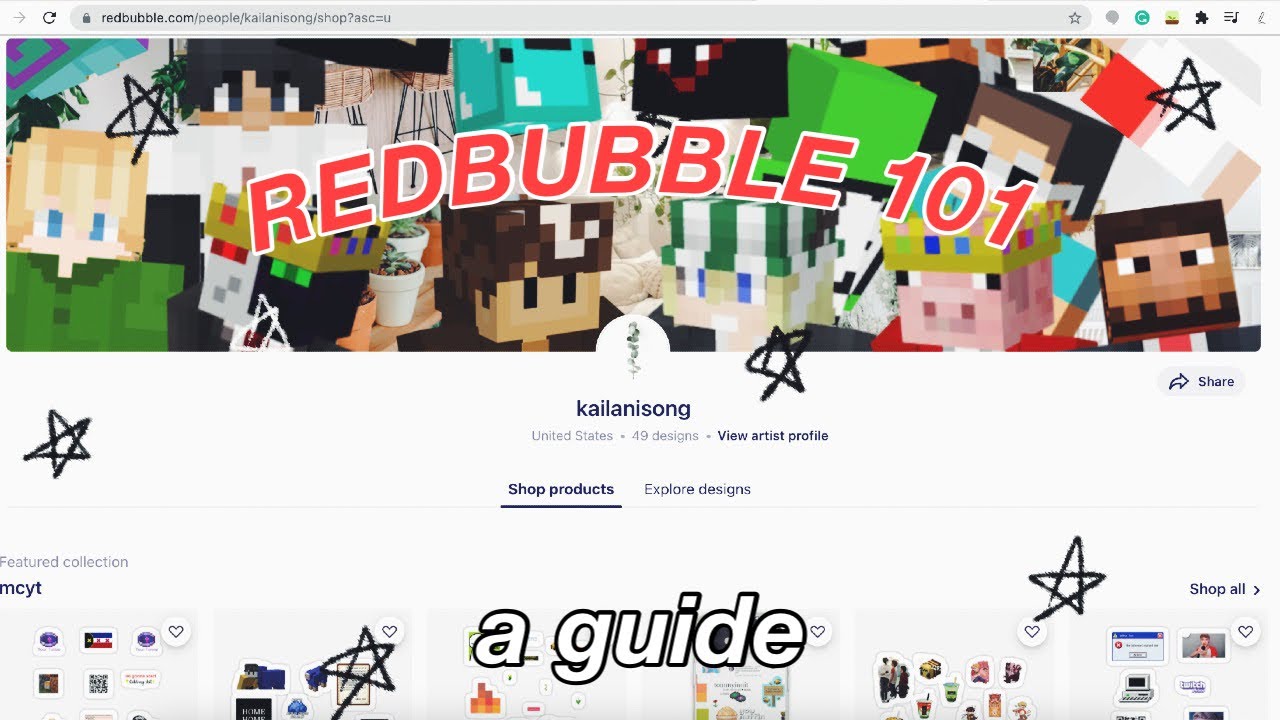 REDBUBBLE 101 // things you need to know before starting