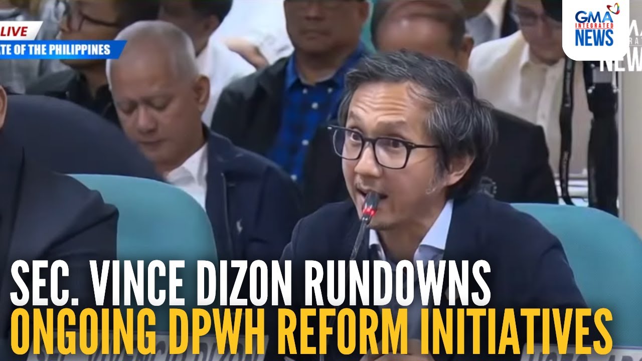 Sec. Vince Dizon rundowns ongoing DPWH reform initiatives | GMA Integrated News