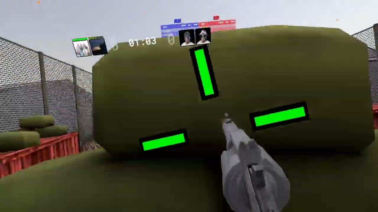 Playing Animal rivals with only pistols #vr #animalrivals #fyp #rivals 