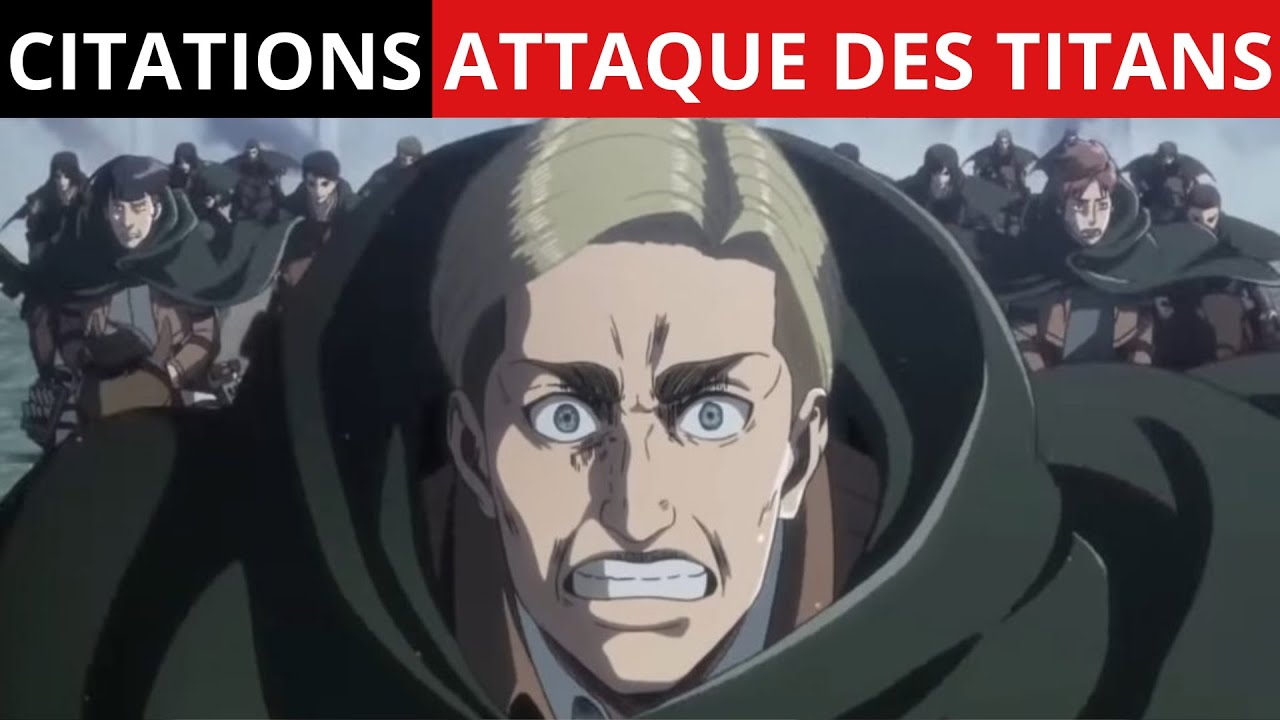 Citations AOT - Ta vie ne sera plus jamais la même après ça !! [Attaque des Titans]