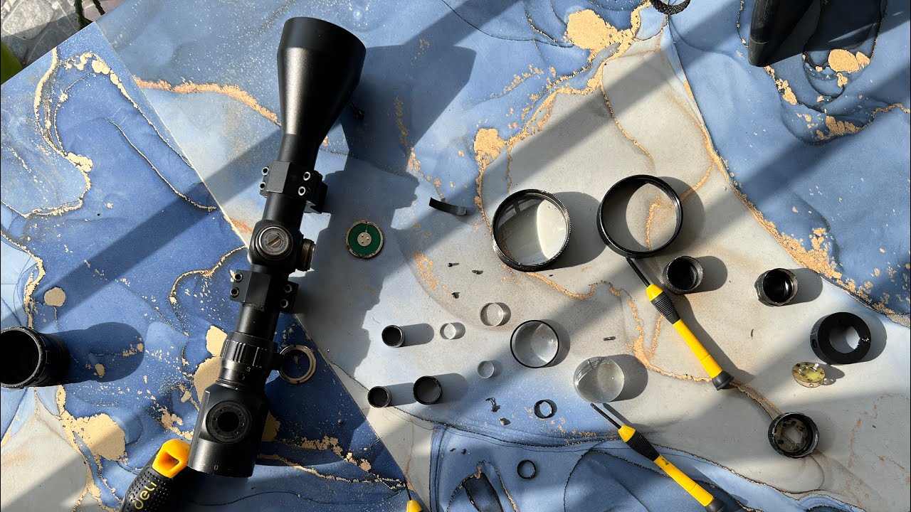 How to Repair blur rifle scope .             totally blur not visible