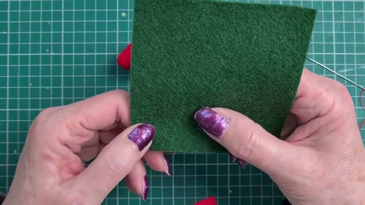 Make fabric strawberries for hats or crafts