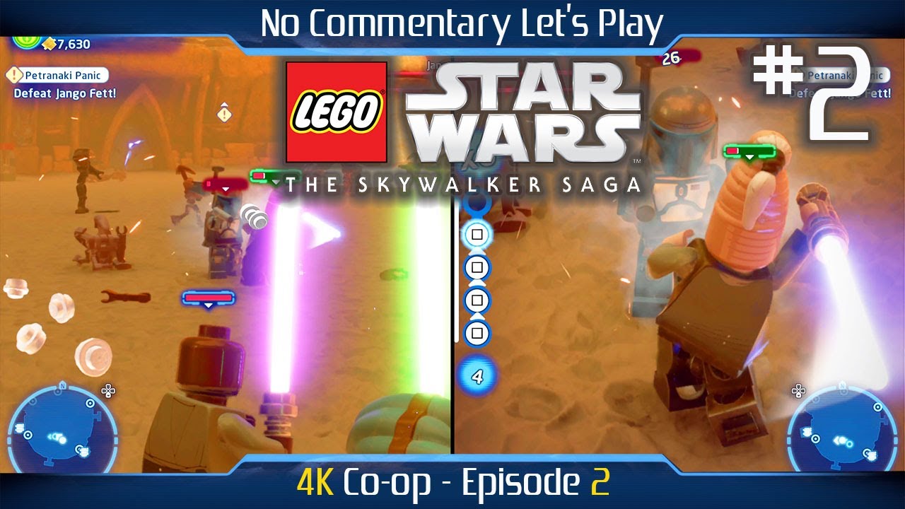 LEGO The Skywalker Saga [4K] Let's Play Co-op No Commentary #2