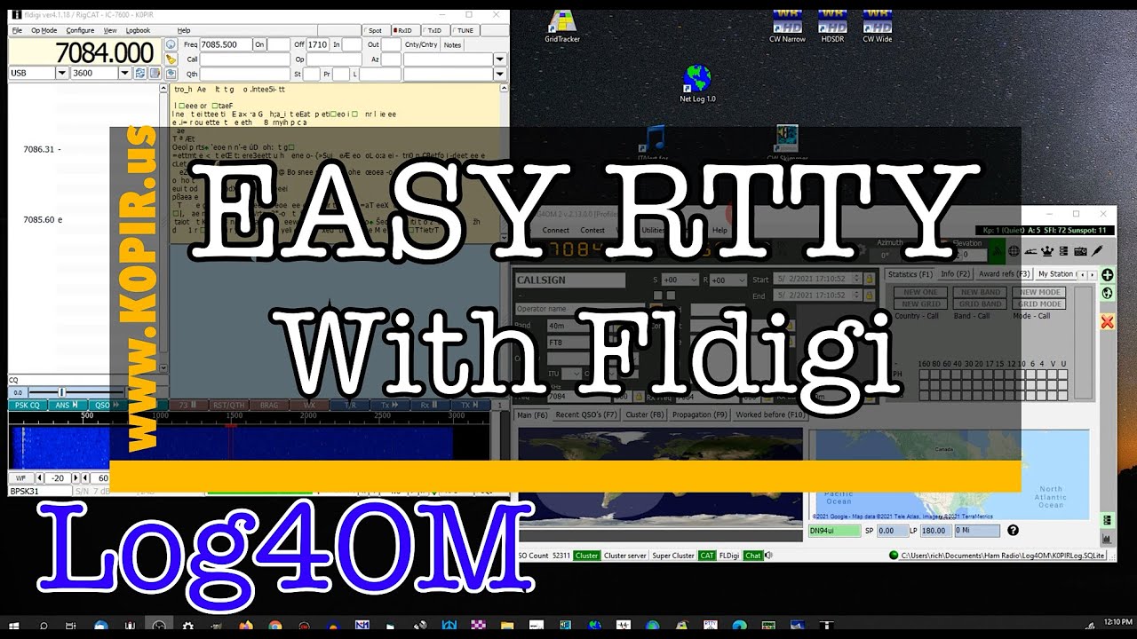 EASY RTTY с Fldigi и Log4OM_Часть II