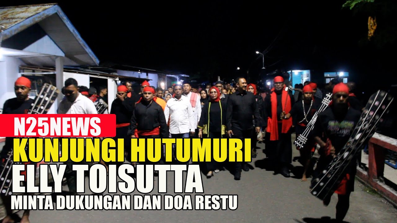 KUNJUNGI HUTUMURI ELLY TOISUTTA MINTA DUKUNGAN DAN DOA RESTU