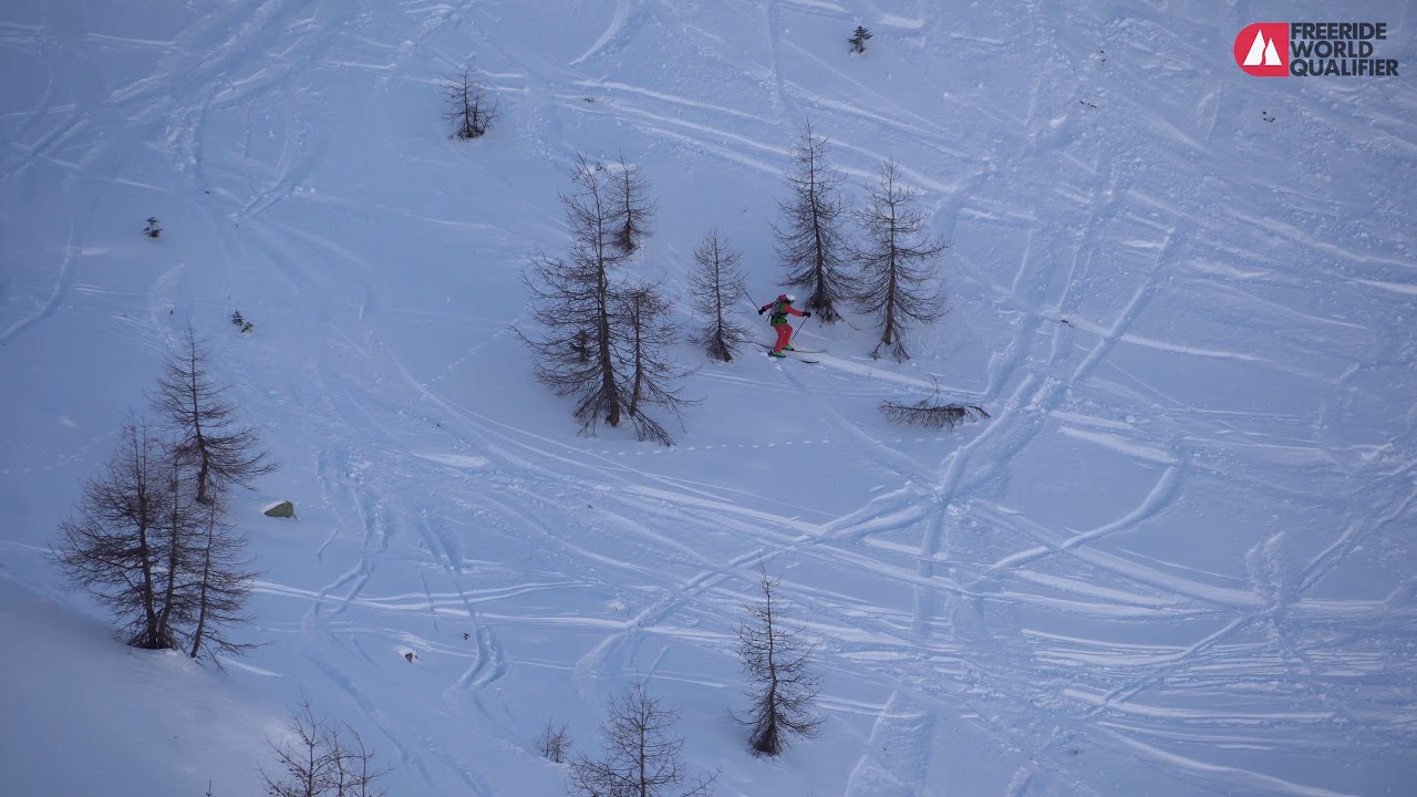 BIB 64 Monika Novakova | Verbier Freeride Week by Dynastar FWQ 2* Day 1