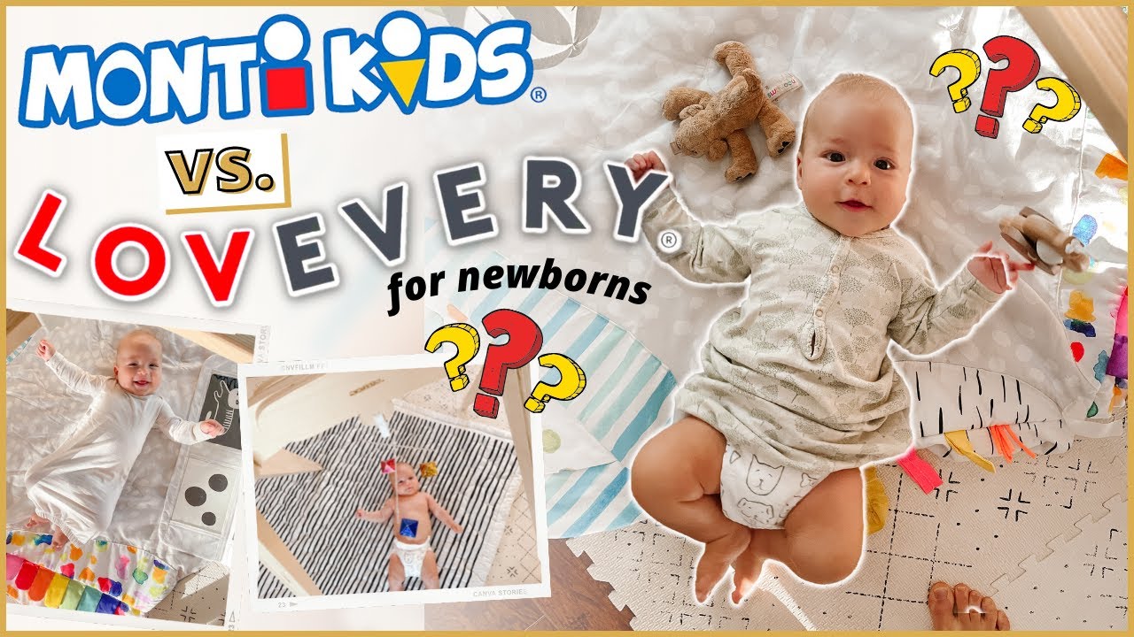 Monti Kids против Lovevery: что лучше для новорождённых?! | Обзор игрушек Play Gyms + подписка!