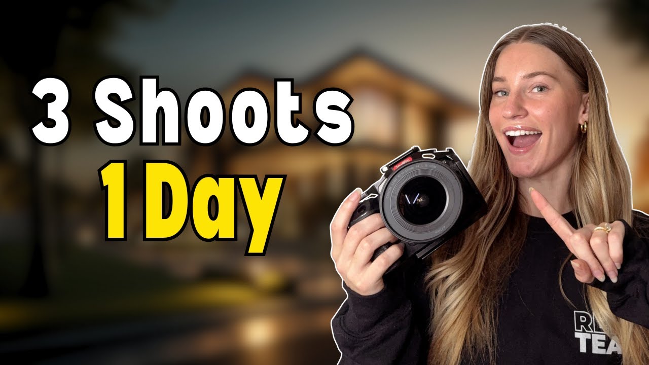 A Full Day as a Real Estate Photographer (3 Shoots, Drone, Editing)