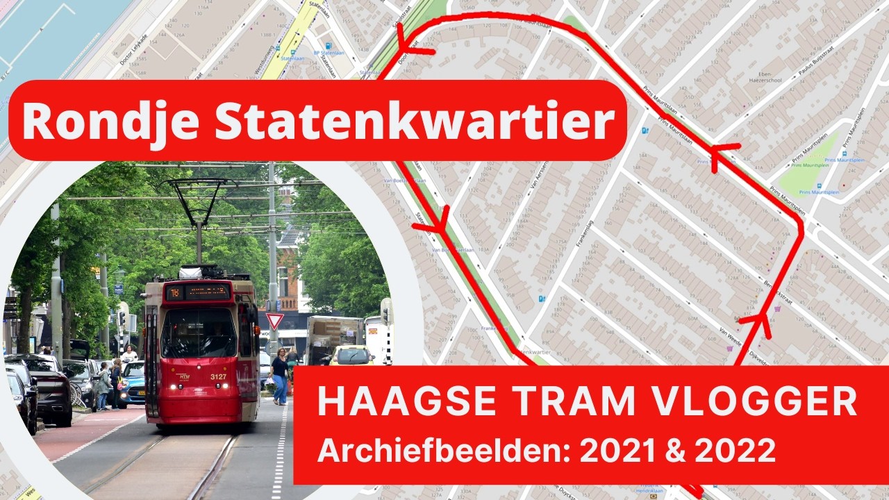 Hoe reed de tram vroeger door het Statenkwartier? Afscheid met GTL8 en museumtrams (2021 en 2022)