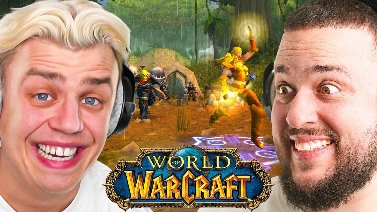 Reeze spielt das erste Mal World of Warcraft mit Papaplatte!