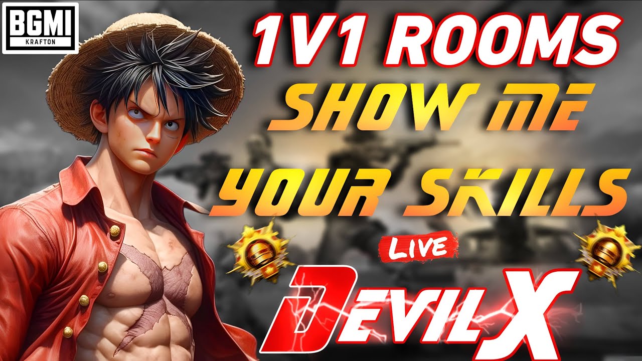 BGMI 4.2 Update:  1V1 ROOM The Last Chance to Save this Game? Devil X Live | #BGMI #BGMI4.2Update