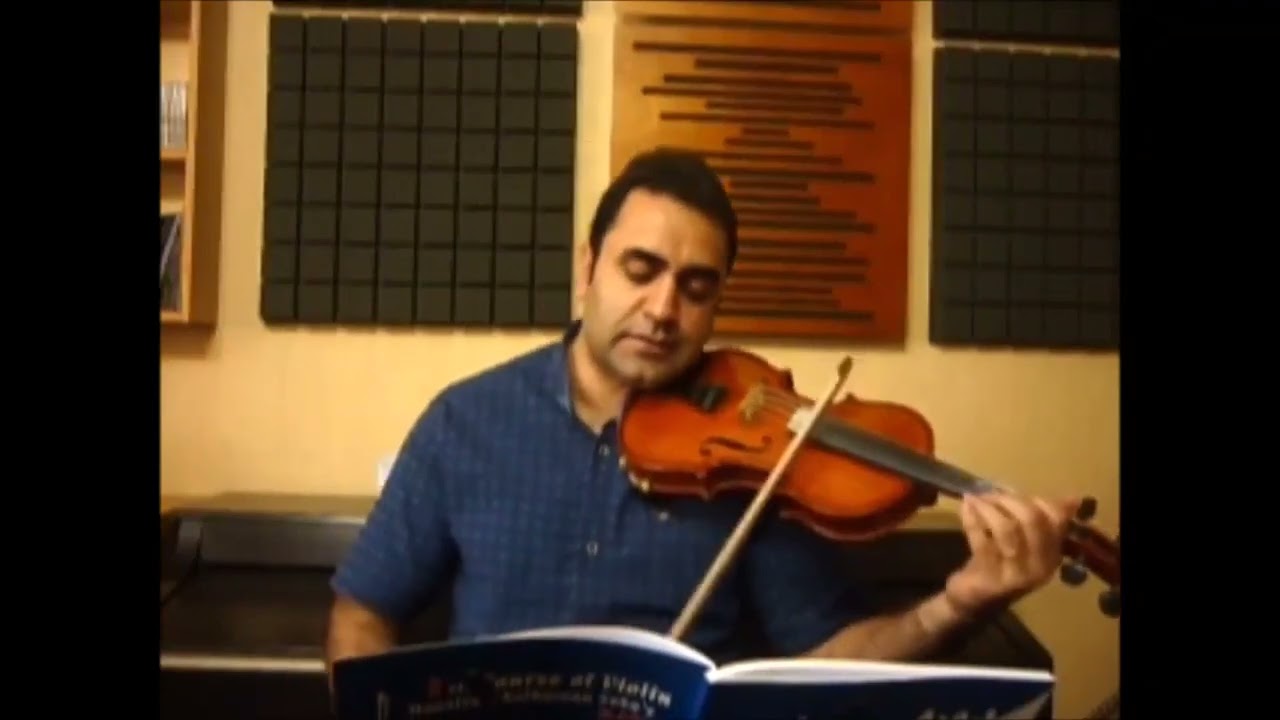 آموزش ویلن   ردیف استاد صبا   جلد اول   چهارمضراب ماهور   ملکی،بهار95ov