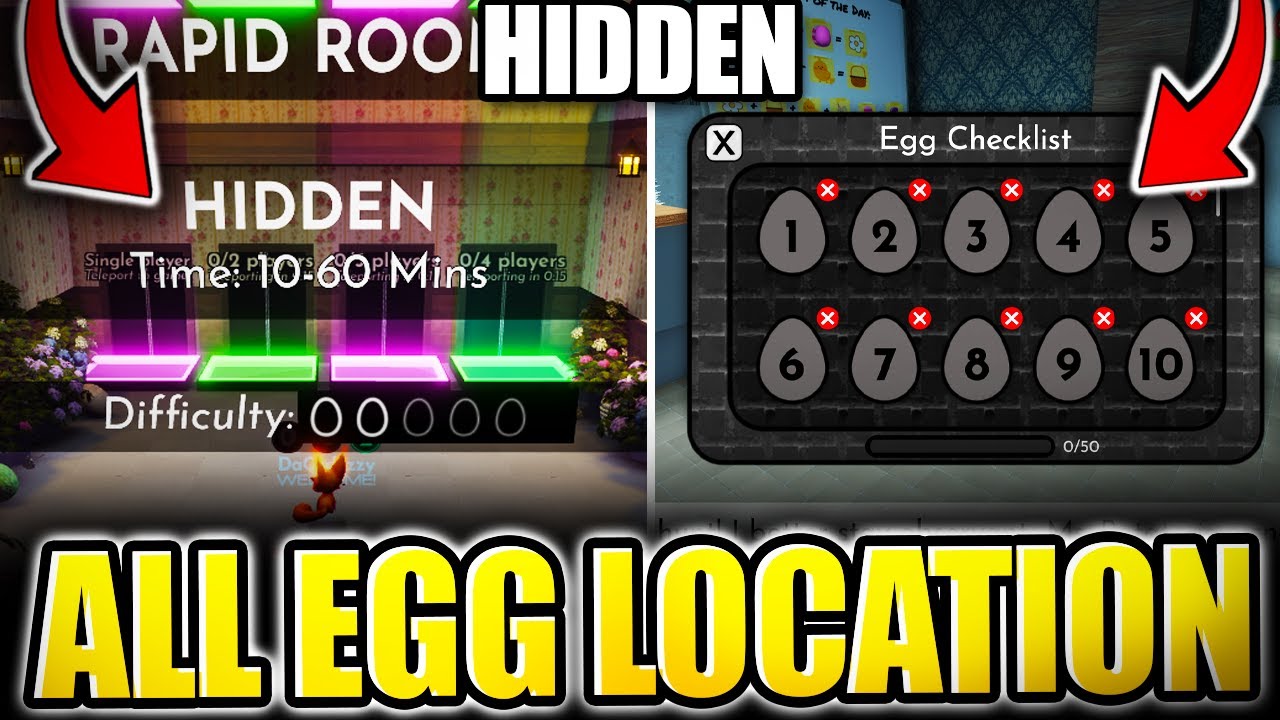 Roblox TERMINAL ESCAPE ROOM HIDDEN Прохождение [ Egg Hunter Rapid Room ]