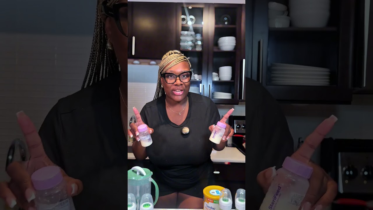 Prep bottles with me | Combo Feeding | Breast Feeding | Baby Formula #contentcreator #newmommy