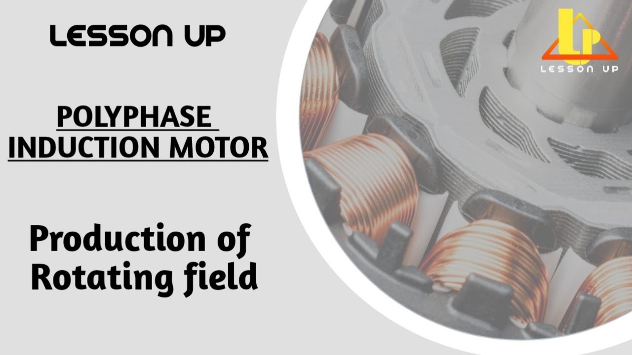 LESSON UP | INDUCTION MOTOR | Production of Rotating Field | LECTURE 3