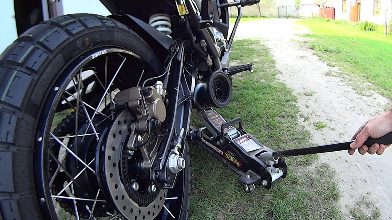 Zontes 125 U1 serwis łańcucha. @roninv84