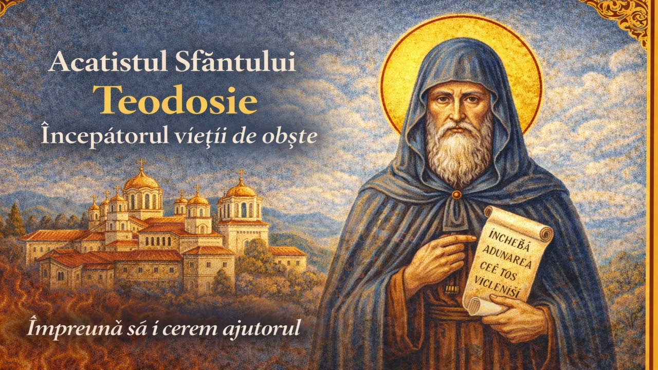 📿 Acatistul Sf&acirc;ntului Cuvios Teodosie &ndash; &icirc;ncepătorul vieții de obște #acatist