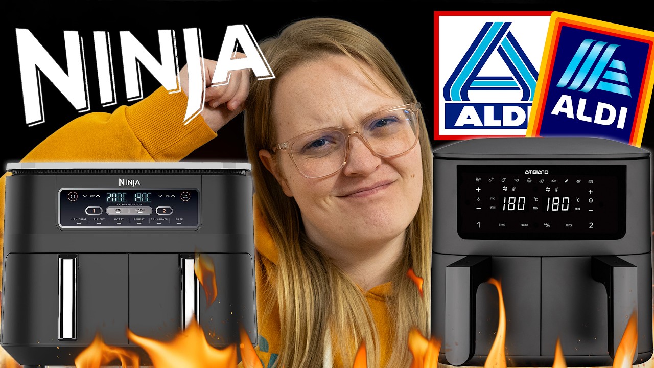 Der Ninja Air Fryer Killer von ALDI?! Dual Zone Hei&szlig;luftfritteuse f&uuml;r 80&euro;