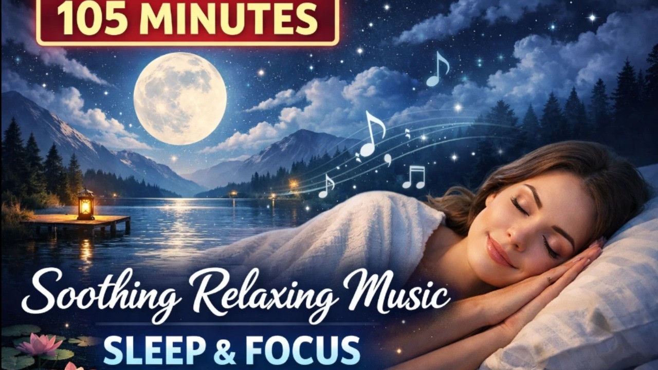Drift Into Calm: 105 Minutes of Relaxing Music for Focus and Sleep