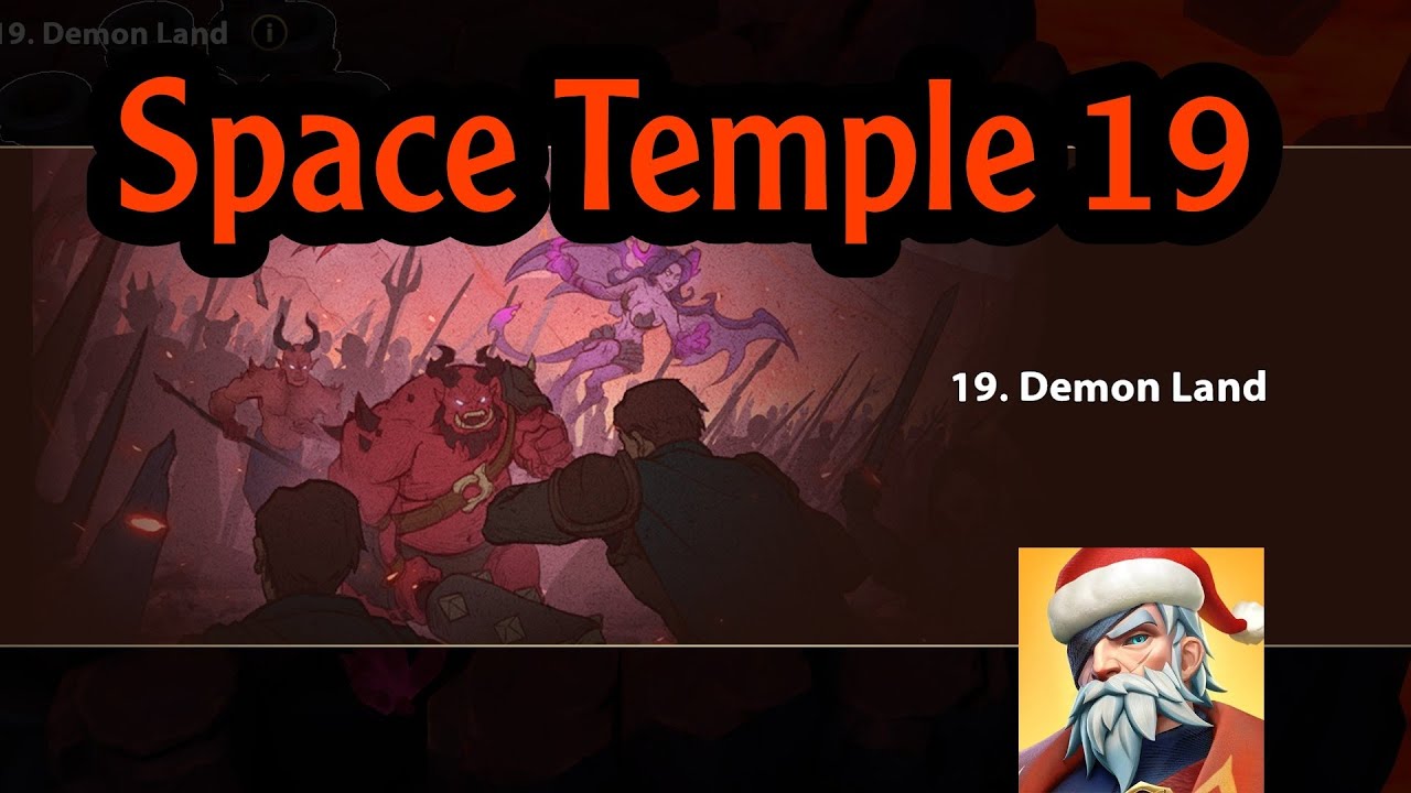 infinite magicraid space temple (Demon Land) level 19