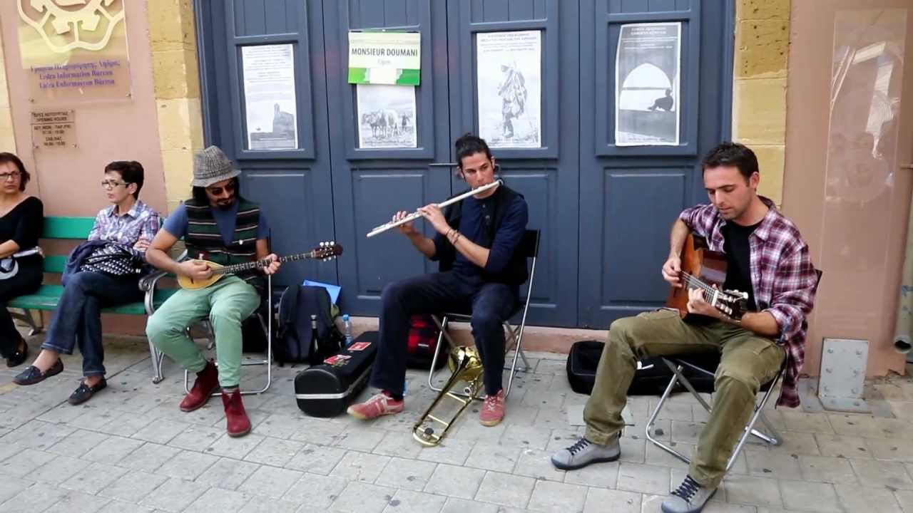 Busking Music event in the old city of Nicosia - Monsieur Dumani