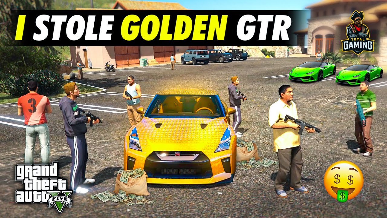 I STOLE GOLDEN NISSAN GTR | GTA 5 CRIMINAL CITY PART 1