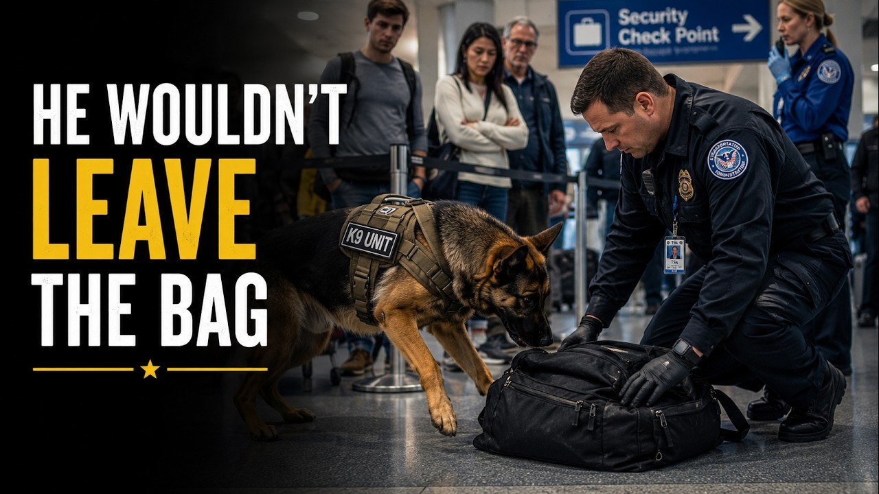 K9 Dog Barking at the Boarding Line — When the SEAL Captain Ordered, “Stop the Flight.