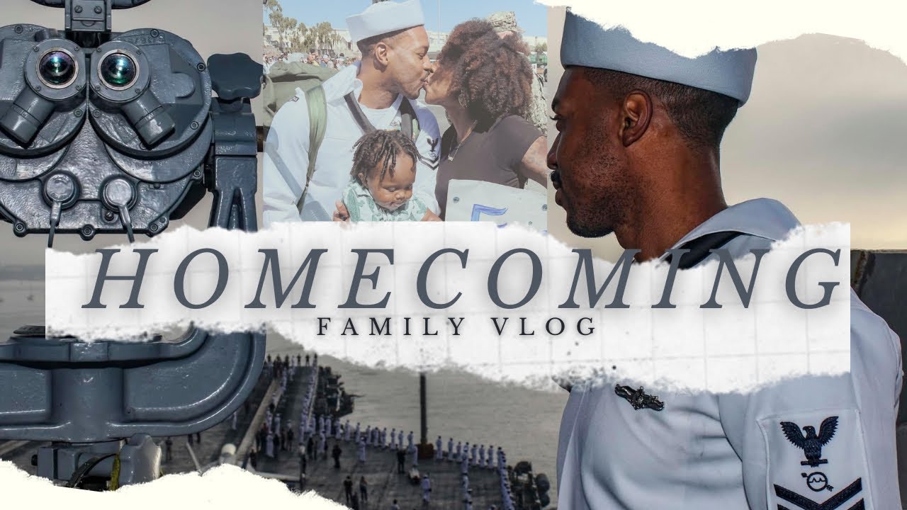 Military Homecoming Family Vlog USS Abraham Lincoln (CVN 72)