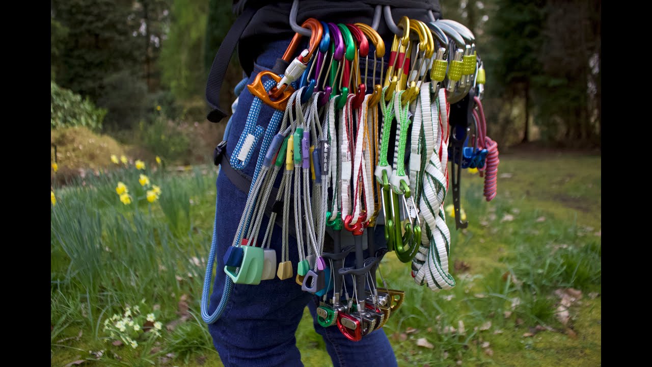 Whats on my RCI Trad Climbing Rack (Training)