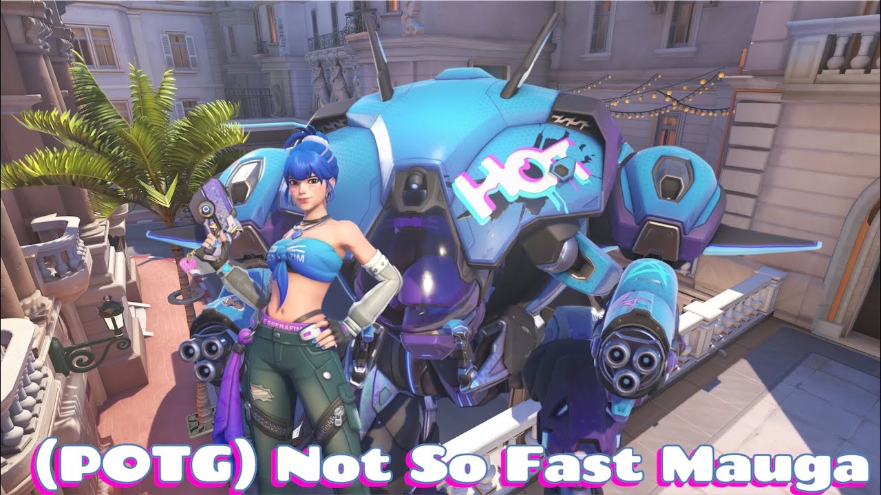 (potg) not so fast mauga!✋🏽overwatch 2 ~ d.va gameplay