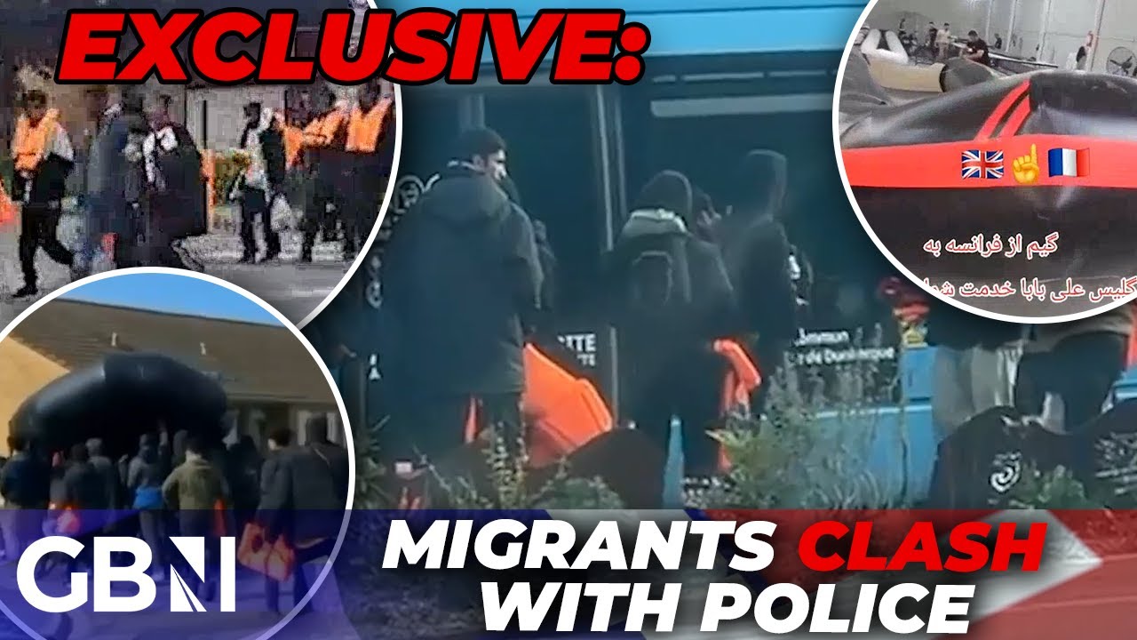 EXCLUSIVE: Migrants TERRORISING towns as mobs CLASH with police in shocking footage