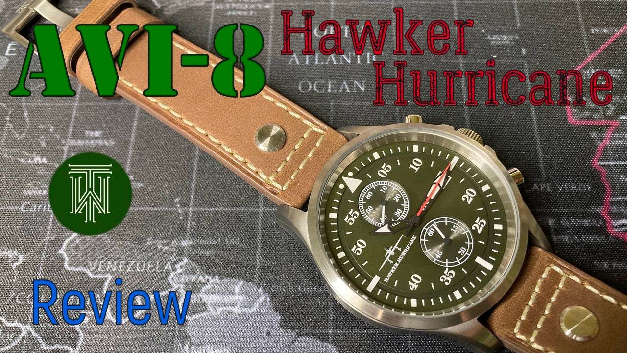 AVI-8 Hawker Hurricane 50m Chronograph Watch - Review & Unboxing (AV-4013-03 / SII VD51C)