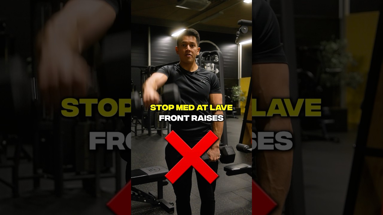 Stop med at k&oslash;r front raises ❌ #dansk #fitness