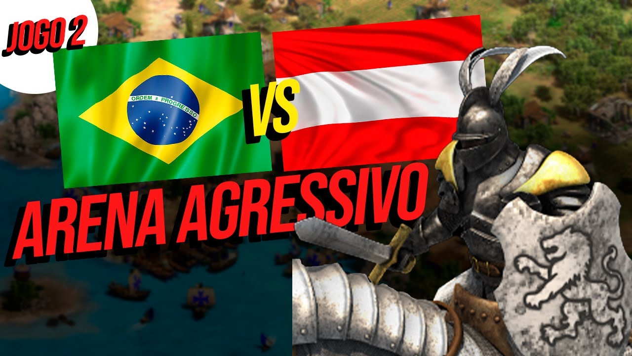 BRASIL x ÁUSTRIA - Copa das Nações | Jogo 2/3 | AGE OF EMPIRES 2